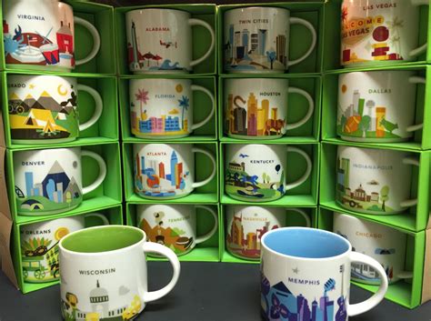 Starbucks You Are Here Yah City Mug You Pick Multiple Cities with Tag ...