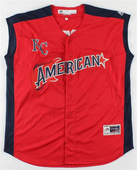 Whit Merrifield Signed All-Star Game American League Jersey (Beckett ...