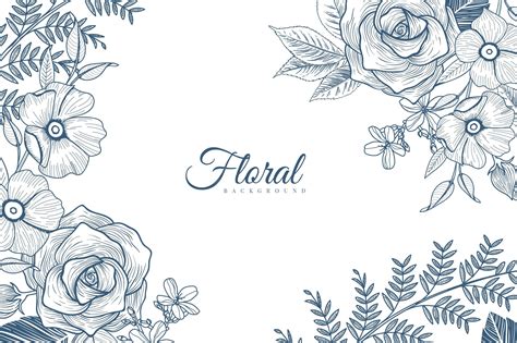 🔥 Download Hand Drawn Flowers Image Vectors Stock Photos Psd by ...