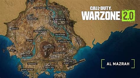 FULL Warzone 2.0 Reveal! Al Mazrah Map, All Locations, New Features, A ...