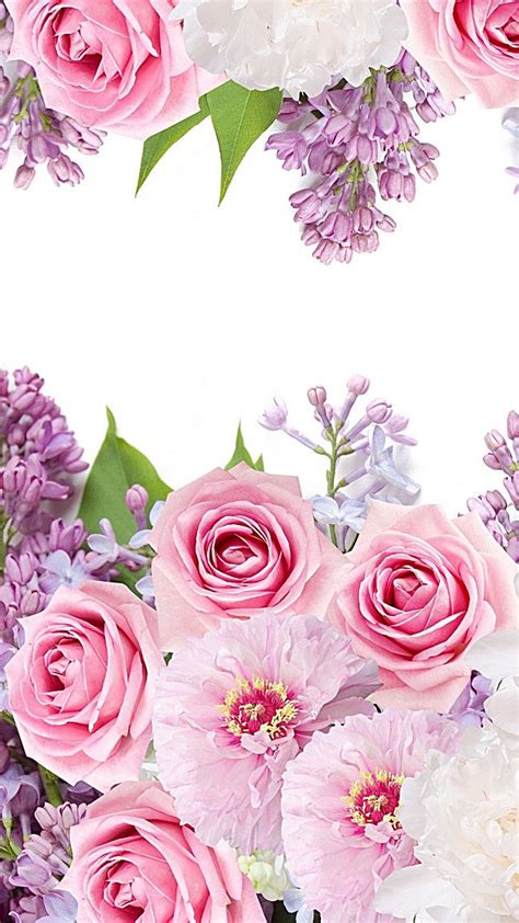 Pink And Purple Floral Background H5 | Floral background, Flower phone ...