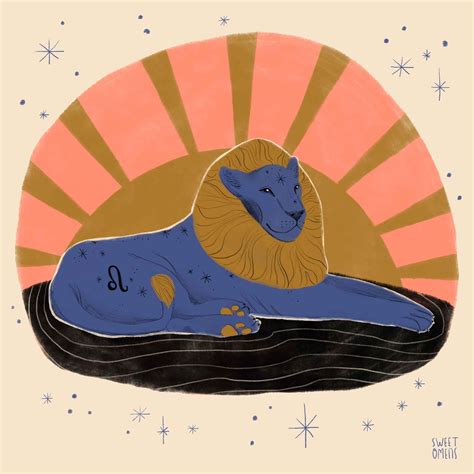 Leo Zodiac Art Print - Etsy