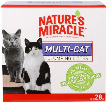 Nature's Miracle Multi-Cat Clumping Cat Litter Review