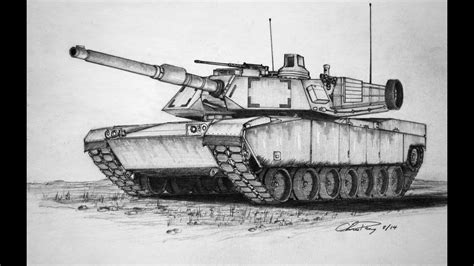 How To Draw A Tank Easy M1 Abrams Tank Drawing Youtube | Images and ...