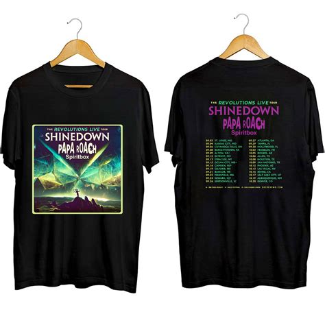 Shinedown the Revolutions Live Tour 2023 Png, Shinedown 2023 Tour Png ...