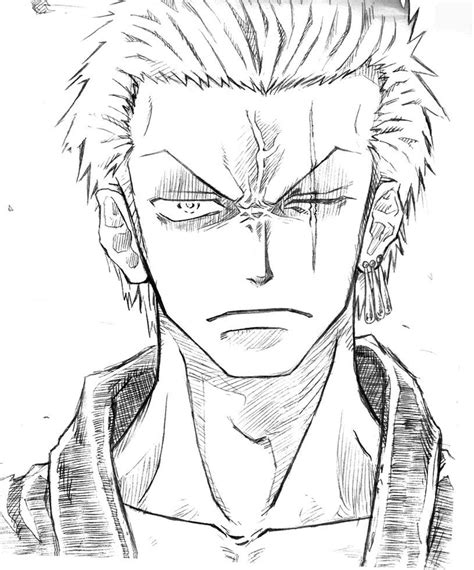 Zoro 2Y -Sketch- by Achrafuuu | Sketches, One piece drawing, Anime drawings