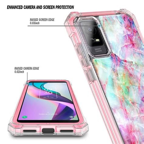 For TCL ION X / ION V Case Full Body Phone Cover With Built-In Screen ...