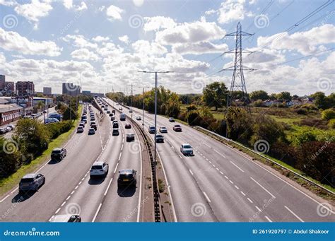 Traffic on the North Circular Road A406 Near Barking Editorial ...