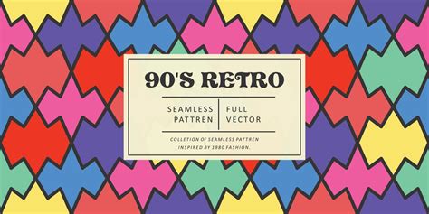 90S Retro pattern 9493354 Vector Art at Vecteezy