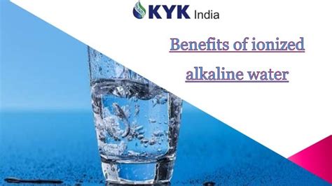 Benefits of ionized alkaline water | Ionizer Alkaline Water Machine