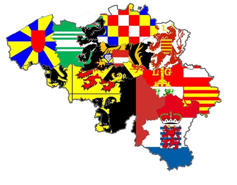 Flag map of the provinces of Belgium : r/vexillology