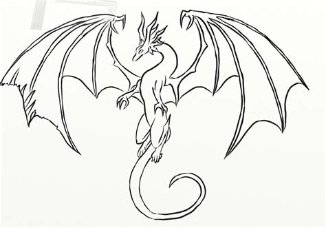 Flying Dragon Sketch by Dragon99099 on DeviantArt