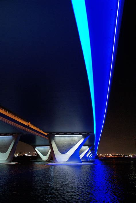 Al Garhoud Bridge, Dubai, UAE - GVA Lighting