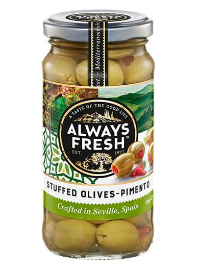 Stuffed Olives – Pimento | Always Fresh