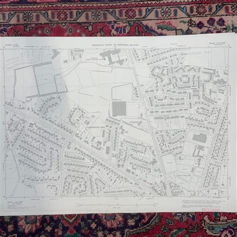 Vintage Ordnance Survey Map of Glengormley - OTSE