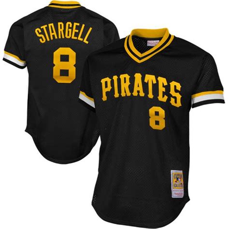 Willie Stargell Pittsburgh Pirates Mitchell & Ness 1982 Authentic ...