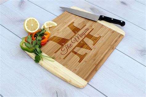 Cutting Boards Cookware Custom engraved cutting board Kitchen & Dining ...