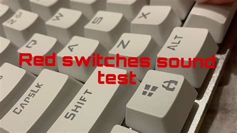 Red Switches 🔴 || Sound test 🔈 - YouTube