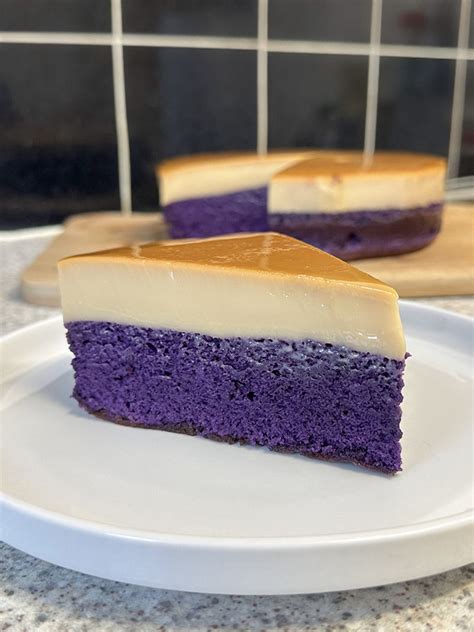 Ube Leche Flan Cake | Ash Baber