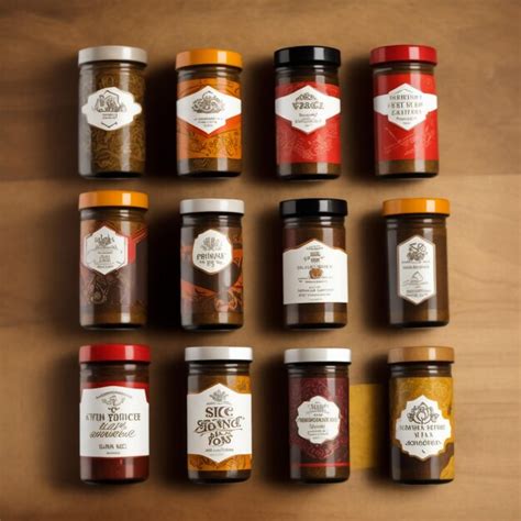 Premium AI Image | Marmalade Jam Chutney Fruit Preserves in Jars