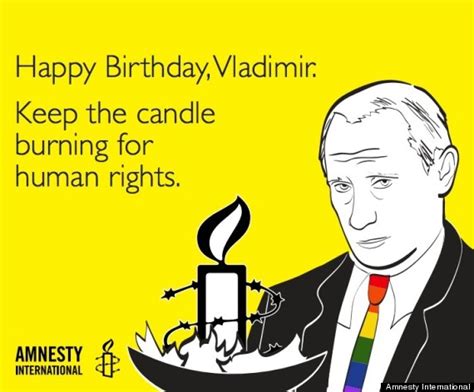 Vladimir Putin, We Got You A Very Special Birthday Present | HuffPost