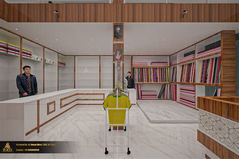 Garment / cloth showroom / shop interior design | Shop interior design ...