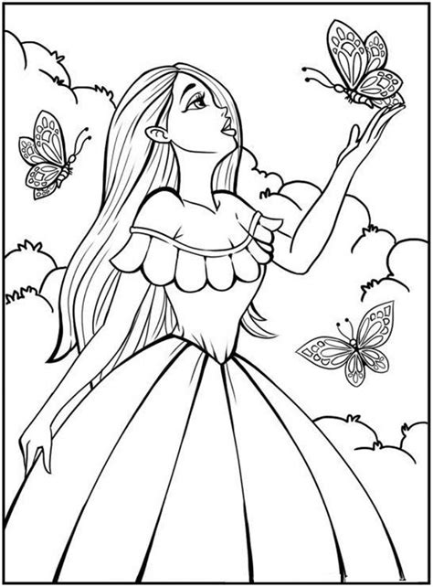 Barbie Doll Pictures For Coloring - Infoupdate.org