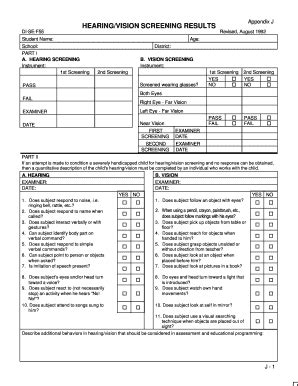 Fillable Online Hearing/Vision Screening Results-MS - Tunica County ...