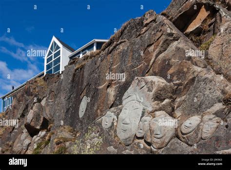 Greenland qaqortoq stone man outdoor hi-res stock photography and ...