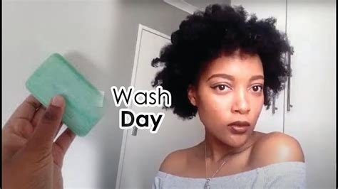 Sunlight Green Bar Soap Wash Day | Low Budget Natural Hair Maintenance ...