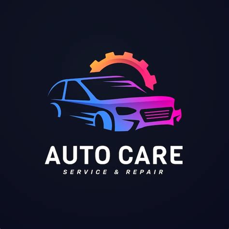 Free Vector | Car service logo design