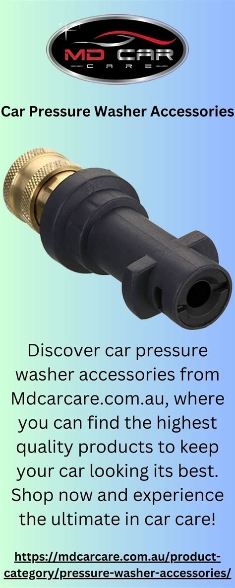 Car Pressure Washer Accessories - Mdcar Care - Medium