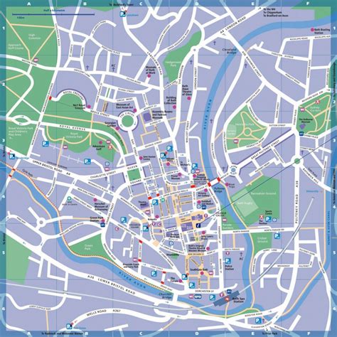 Bristol City Centre Map Printable | Printable Maps