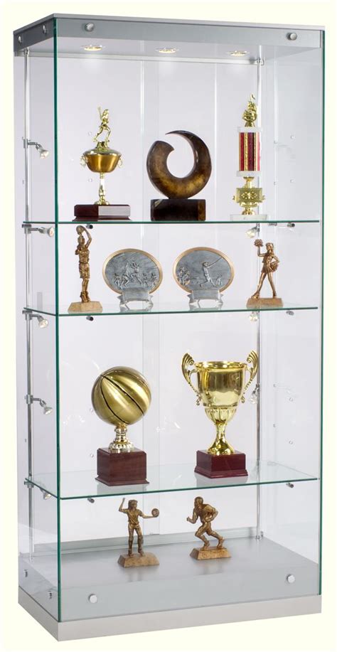 This Grace Tyler Trophy Case With Track and Canopy Lights Is Perfect ...