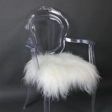 Icelandic Sheepskin Chair Pad Ivory - Hide Rugs