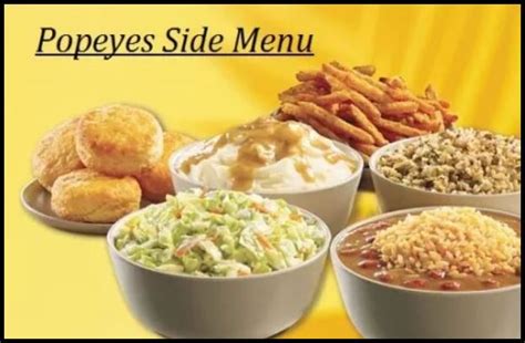 Popeyes Sides - Size, Price, Nutrition, And Review Popeyes Menu