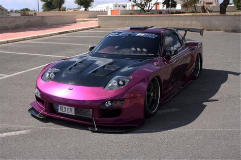 Most Reliable Cars: Mazda RX-7 Purple Fully Modified