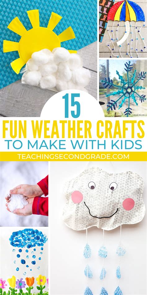 Wonderful Weather Crafts for Kids | Weather crafts preschool, Weather ...