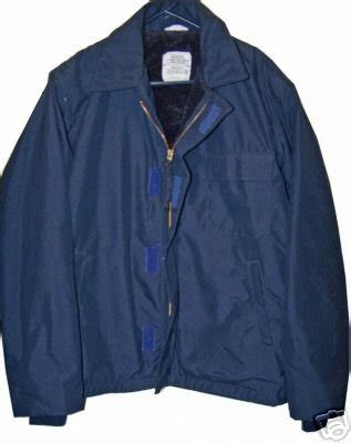 U.S. Navy Foul Weather/Deck Jacket Blue LARGE NEW | #24873368