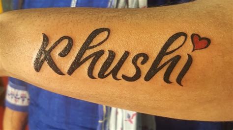 8 Best Khushi Name Tattoo Design Ideas - Hindi Master