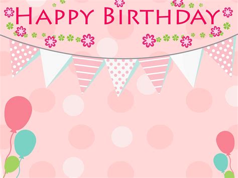 Happy Birthday Background Design Pink - IMAGESEE