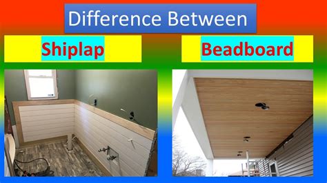 Difference Between Shiplap and Beadboard - YouTube