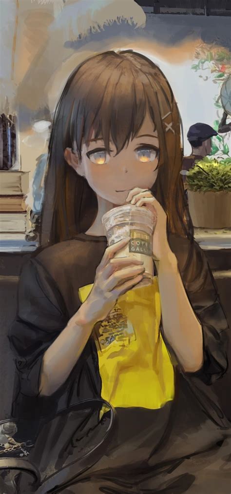 Anime Boy Drinking Coffee Pfp