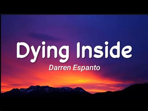 Darren Espanto - Dying Inside (Lyrics) - YouTube