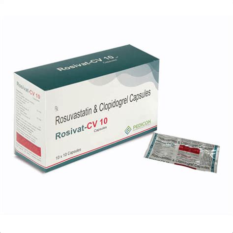 Rosuvastatin 10 Mg And Clopidogrel 75 Mg Generic Drugs at Best Price in ...