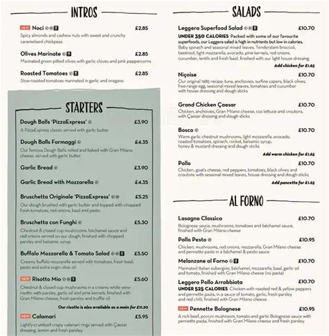 Pizza Express Menu, Menu for Pizza Express, Purley, London - Zomato UK