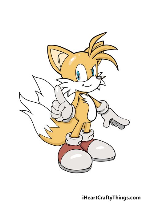 Tails Drawing - How To Draw Tails Step By Step