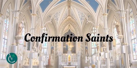 Confirmation saints - Roman Catholic Diocese of Burlington