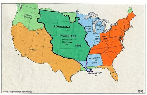 Louisiana Purchase Map Before And After