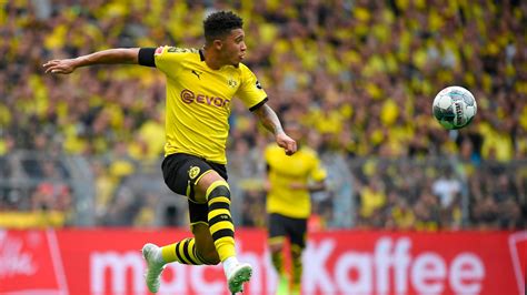 Borussia Dortmund star Jadon Sancho breaks 52-year Bundesliga record by ...